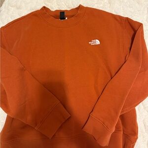 The North Face Orange Sweatshirt